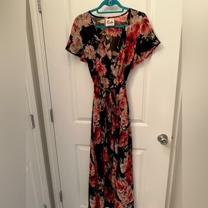 Daisy Shoppe high low floral dress